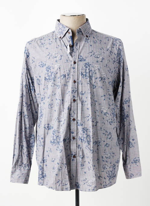 Chemise manches longues imprimé fantaisie gris VENTI homme