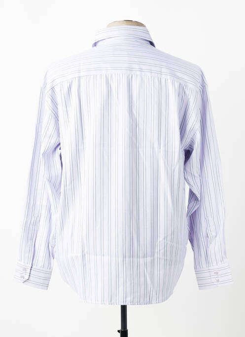 Chemise manches longues imprimé rayures violet JUMFIL homme