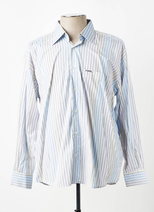 Chemise manches longues imprimé rayures bleu JUMFIL homme