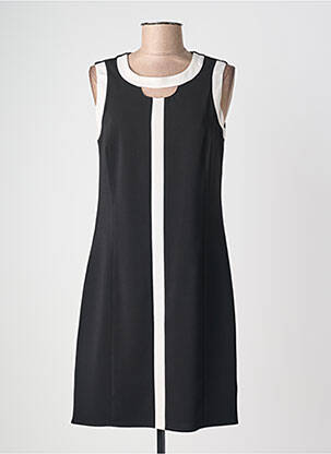 Robe courte sans manche sans manche noir JUMFIL femme
