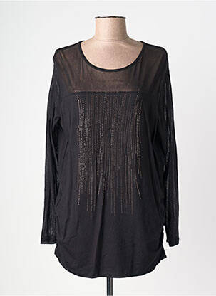 T-shirt manches longues manches longues noir BIANCA femme