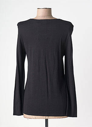 Pull coupe cintrée manches longues noir JUMFIL femme