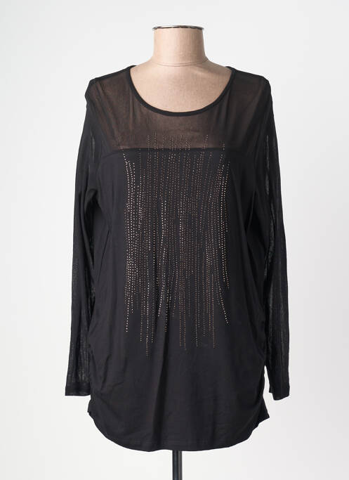 T-shirt manches longues manches longues noir BIANCA femme