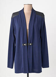 Veste casual manches longues bleu JUMFIL femme