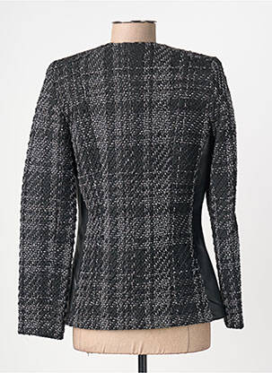 Veste casual col rond noir JUMFIL femme