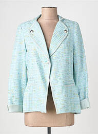 Blazer coupe cintrée bleu GREGORY PAT femme