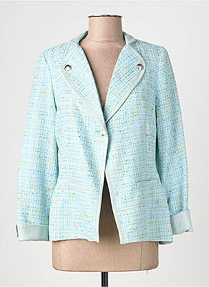 Blazer coupe cintrée bleu GREGORY PAT femme