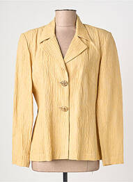 Blazer coupe cintrée jaune JUMFIL femme