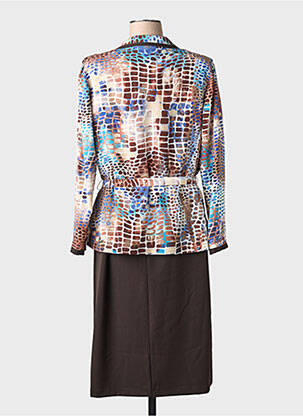 Ensemble robe coupe cintrée marron JUMFIL femme