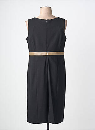 Robe mi-longue sans manche sans manche noir JUMFIL femme