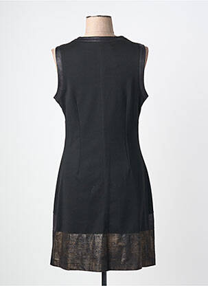 Robe mi-longue sans manche sans manche noir JUMFIL femme