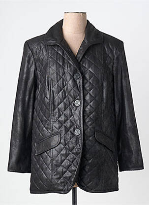 Veste casual col tailleur noir JUMFIL femme