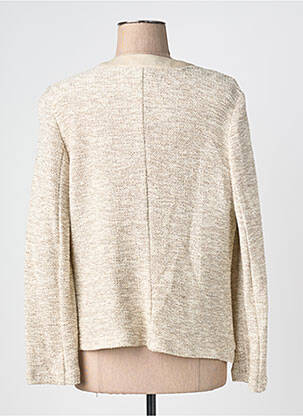 Veste casual col rond beige JUMFIL femme