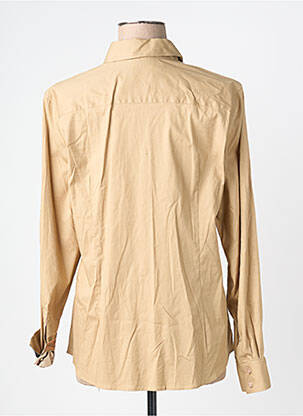 Chemisier coupe cintrée manches longues beige CARLA KOPS femme