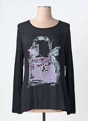 T-shirt manches longues manches longues noir FUEGO WOMAN femme