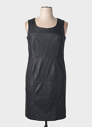 Robe mi-longue sans manche sans manche noir JUMFIL femme