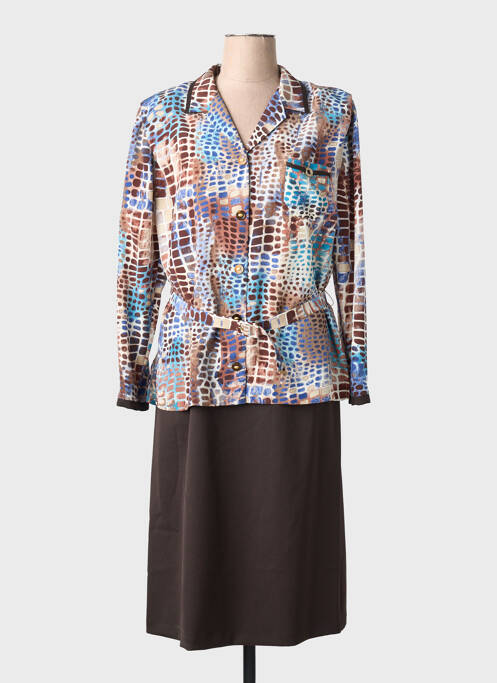 Ensemble robe type de veste casual marron JUMFIL femme