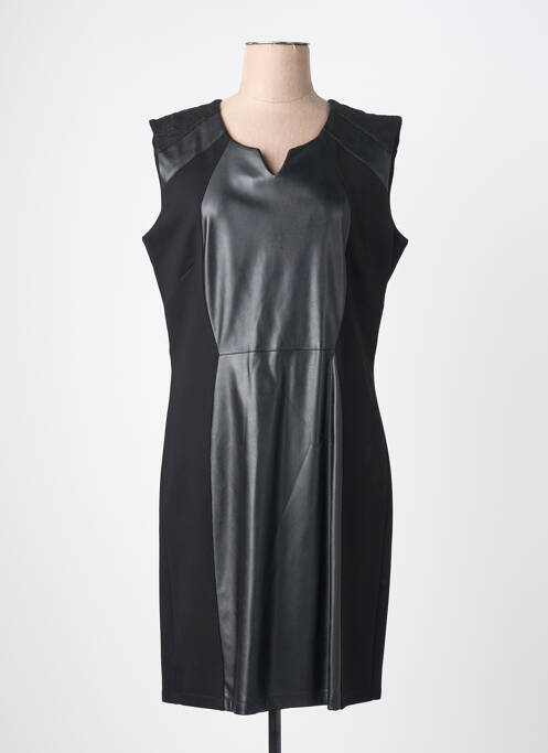 Robe mi-longue sans manche sans manche noir JUMFIL femme