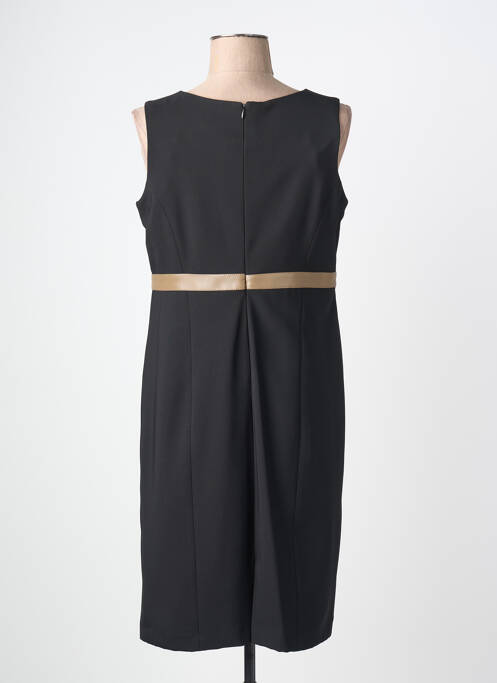 Robe mi-longue sans manche sans manche noir JUMFIL femme