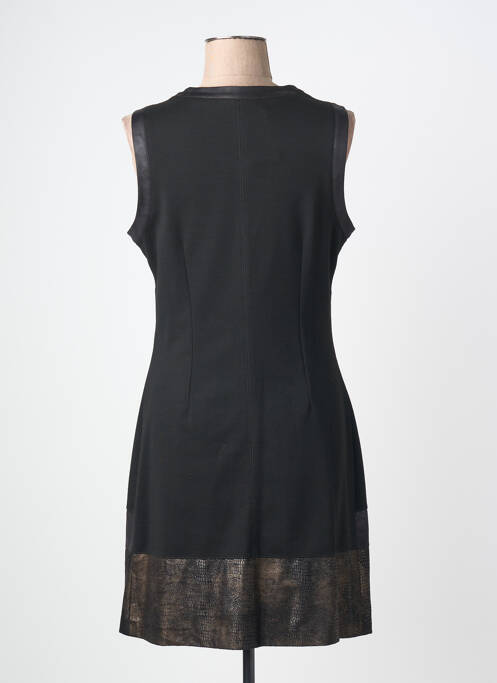 Robe mi-longue sans manche sans manche noir JUMFIL femme
