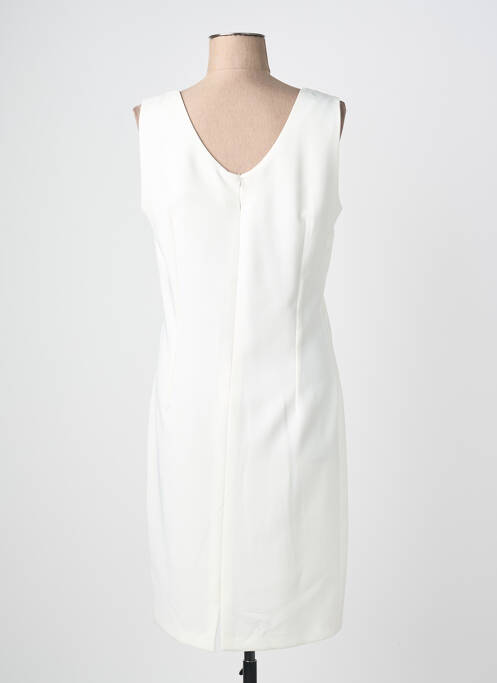 Robe mi-longue sans manche sans manche blanc JUMFIL femme