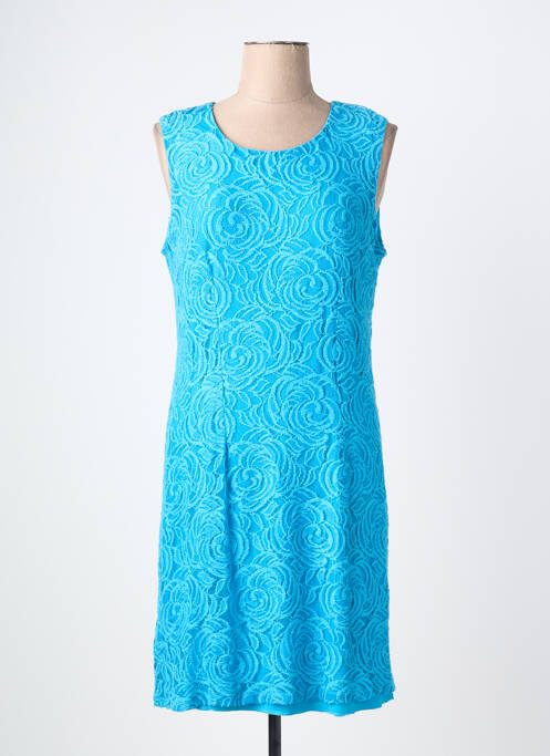 Robe mi-longue sans manche sans manche bleu JUMFIL femme