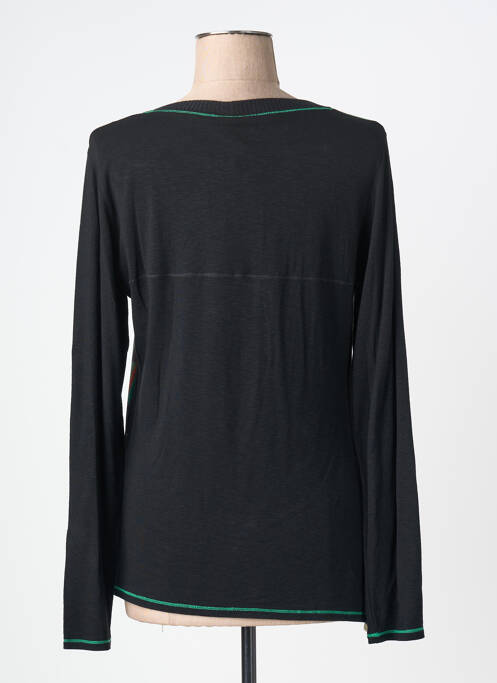 T-shirt manches longues manches longues noir KALI OREA femme