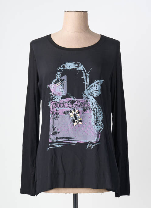 T-shirt manches longues manches longues noir FUEGO WOMAN femme