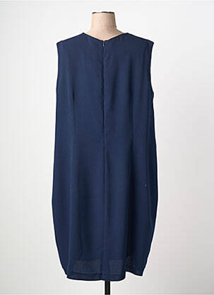 Robe mi-longue manches courtes manches courtes bleu JUMFIL femme