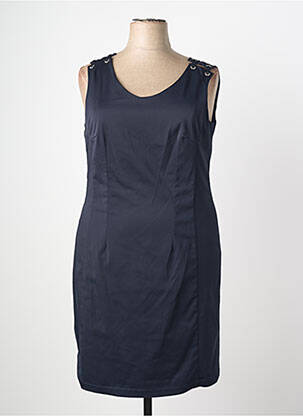 Robe mi-longue sans manche sans manche bleu JUMFIL femme