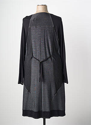 Robe mi-longue manches longues manches longues gris FRED SABATIER femme