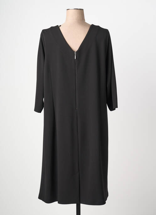 Robe mi-longue manches 3/4 manches 3/4 noir JUMFIL femme