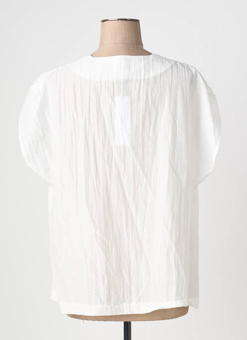 Top manches courtes manches courtes blanc QUATTRO femme