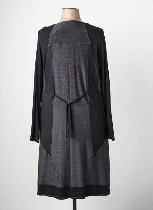 Robe mi-longue manches longues manches longues gris FRED SABATIER femme