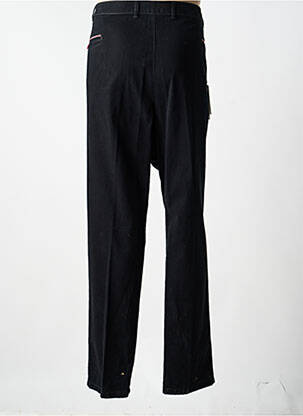 Pantalon chino tissage popeline taille normale noir BRUNO SAINT HILAIRE homme