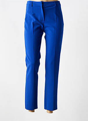 Pantalon slim taille haute taille haute bleu JUMFIL femme