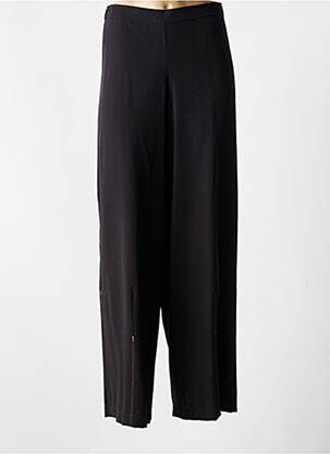 Pantalon droit taille élastique marron CREA CONCEPT femme