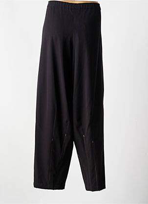 Pantalon droit taille élastique marron CREA CONCEPT femme