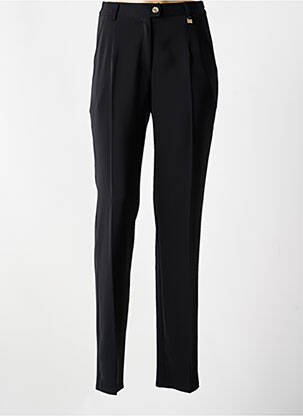 Pantalon slim taille haute taille haute noir JUMFIL femme