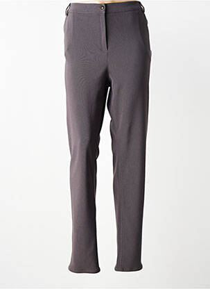 Pantalon slim poches gris CHRISTIAN MARRY femme