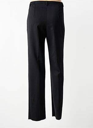 Pantalon droit taille à pinces taille haute noir JUMFIL femme