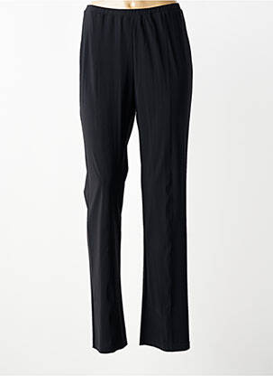 Pantalon droit taille élastique noir JUMFIL femme