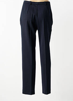 Pantalon droit taille à pinces taille haute bleu JUMFIL femme