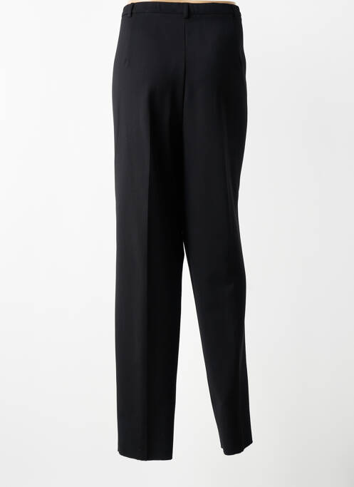 Pantalon droit fermeture zippée sous rabat boutonné noir CHRISTIAN MARRY femme