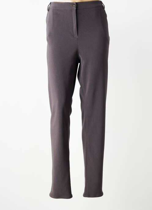 Pantalon slim poches gris CHRISTIAN MARRY femme