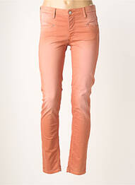 Jeans coupe slim stretch taille normale orange CARLA KOPS femme