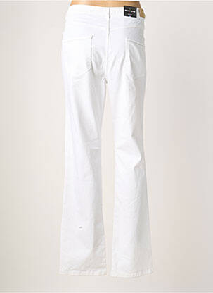 Jeans coupe slim taille normale taille normale blanc BRUNO SAINT HILAIRE femme