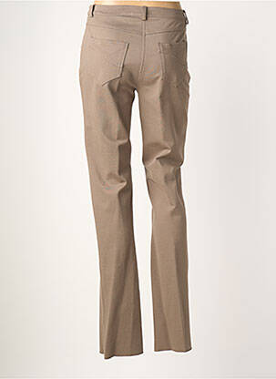 Pantalon slim stretch taille normale marron JUMFIL femme