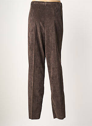 Pantalon droit stretch taille normale marron CHRISTIAN MARRY femme