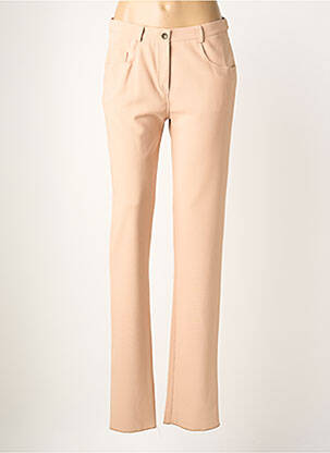 Pantalon slim stretch taille normale beige JUMFIL femme